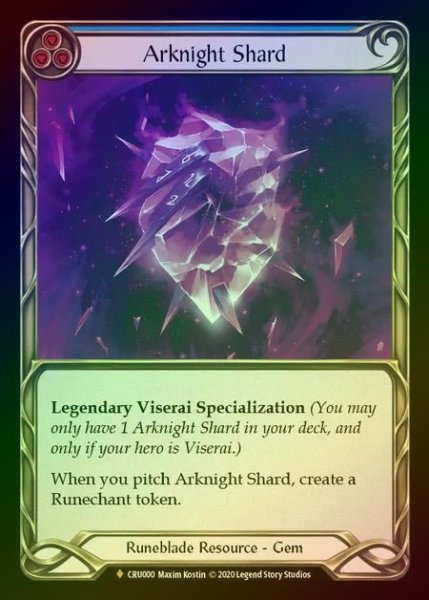 画像1: 【CF】[Runeblade] Arknight Shard [1st-CRU_000-F] Cold Foil (1)
