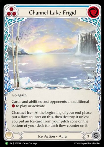 画像1: 【EN】【Cold Foil】[Ice] Channel Lake Frigid / 寒冷湖の導き [P]《LGS386》 (1)
