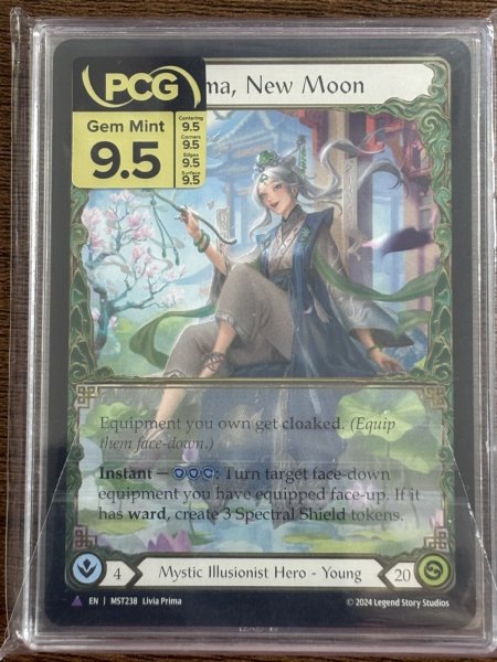 画像2: 【鑑定済:PCG9.5】【CF】【EN】 [Mystic Illusionist] 新月のエニグマ/Enigma, New Moon [MST238-Marvel] (2)