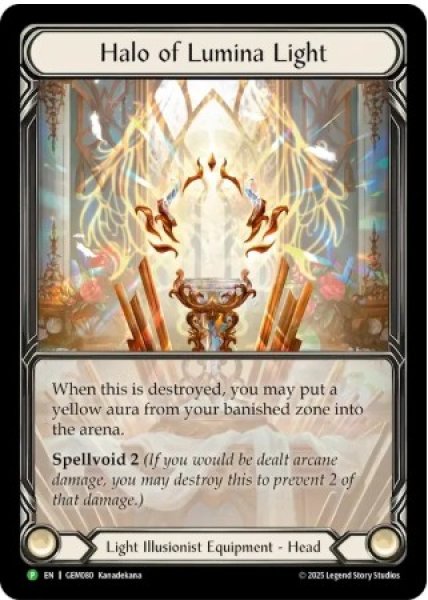 画像1: 【EN】【Rainbow Foil】[Light Illusionist] Halo of Lumina Light [P]《GEM080》 (1)