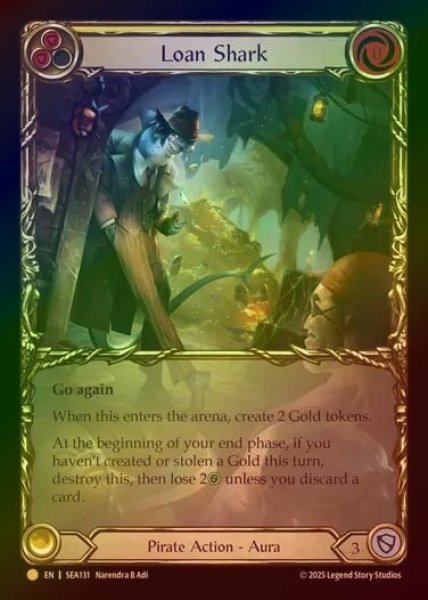 画像1: 【CF】【EN】[Pirate] 闇金鮫/Loan Shark (Extended Art) [SEA131-M] (1)