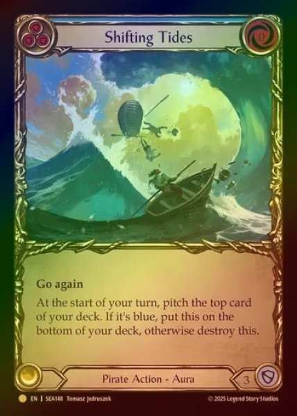 画像1: 【CF】【EN】[Pirate] 急変する潮流/Shifting Tides (blue) [SEA148-R] (1)