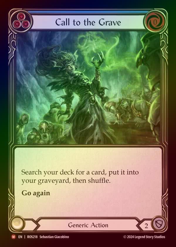 JP】《Rainbow Foil》《Extended Art》[汎用] 墓への呼び声